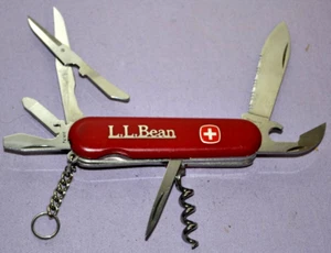 Wenger Traveler Swiss Army 85mm L. L. Bean Multi-Tool W/Partially Serrated Knife - Picture 1 of 12
