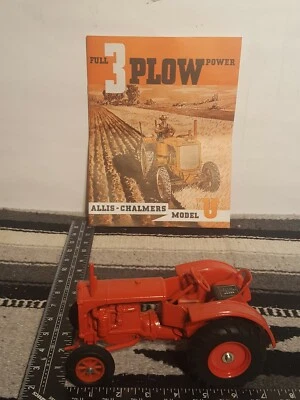 Allis Chalmers U 1/16 diecast farm tractor replica collectible by Scale Models  - Image 1 of 4