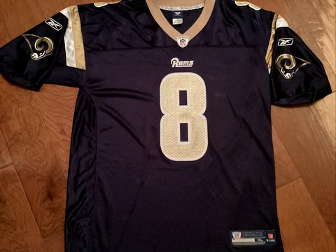 Rams NFL Sam Bradford Reebok Jersey #8 Size Adult XL Cover