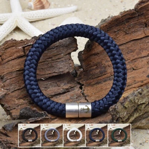 ❦ Armband MAX | Segeltau | 10 mm | Anker | Surfer | Magnetverschluss | 05 ❦ - Bild 1 von 8