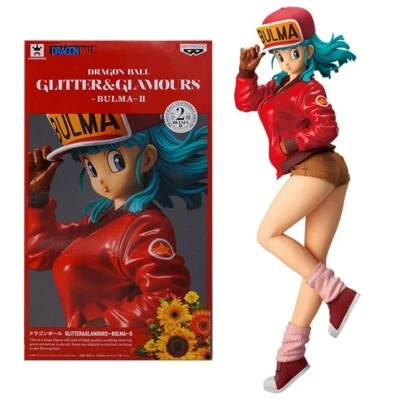 Figura Dragon Ball Z 26cm - Bulma Capsule Corp Anime Modelo PVC Estatua Coleccionista