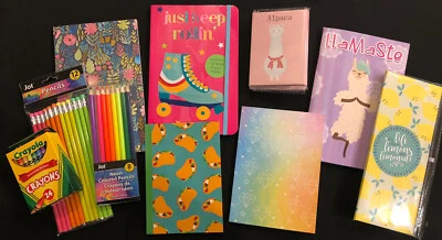 Lote NOVO Material Escolar Caderno Decorativo Jornal Roller Skate Taco Limão - Imagem 1 de 4