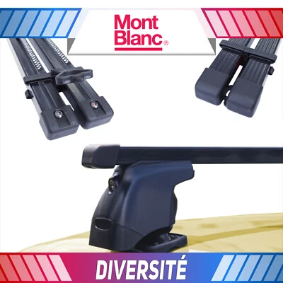 Acier Barres de toit pour Daewoo Nubira 4-P 97-03 Rails de toit ouverts - (E7) - Photo 1/4