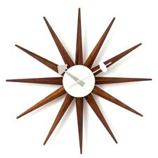George Nelson Sunburst Clock CW08 Brown Watch Clock DESIGNER Clock From Japan