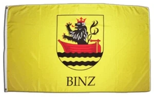 Fahne Deutschland Stadt Binz Flagge  Hissflagge 90x150cm - Bild 1 von 1