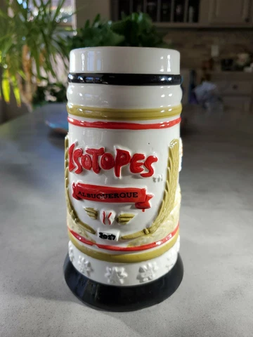 Albuquerque Isotopes Miller Lite Collectible Ceramic Beer Stein 2017 Cover