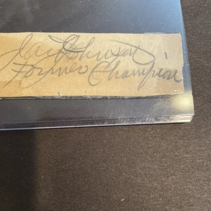 Jack Johnson autographed cut pencil JSA certified  - Picture 1 of 4