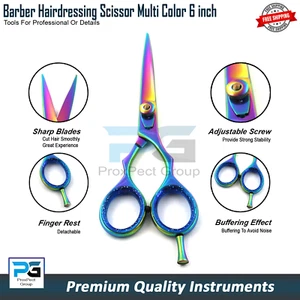 Forbici professionali per parrucchiere barbiere salone cesoie taglio capelli titanio - Foto 1 di 13