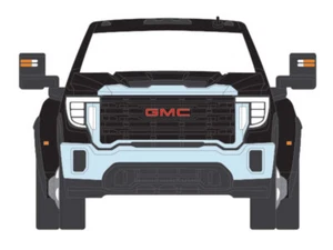 2022 GMC Sierra 3500HD Pro Dually - Black 1:64 Scale - Karson Diecast Co. 51560B - Picture 1 of 10