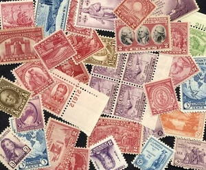 MINI US COLLECTIONS = 25 MINT US ISSUES FROM 1920-1930s = GUMMED - Picture 1 of 1