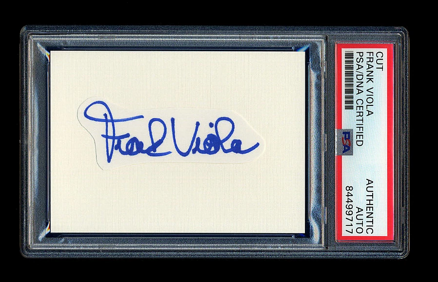 FRANK VIOLA SIGNED MINT CUT PSA/DNA AUTOGRAPHED 1987 WS MVP 1988 CY YOUNG - Image 1 of 1