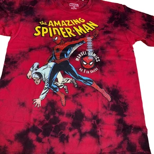 The Amazing Spiderman Mens Medium Marvel Comics #1 In Sales AOP Tie Dye - Picture 1 of 5
