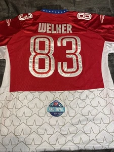 Wes Welker New England Patriots 2009 NFL Pro Bowl Authentic Reebok Jersey - 54 - Picture 1 of 20