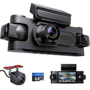 4 Channel Dash Cam Front and Rear Inside Left Right, 1080P Dash Camera for Ca... - Picture 1 of 7