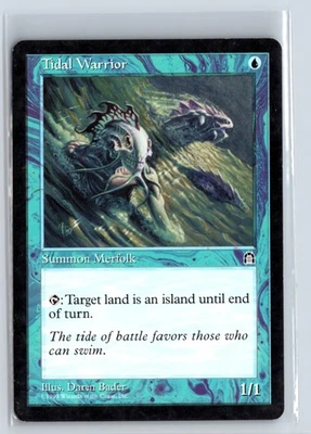 Tidal Warrior Stronghold Common – MTG Magic the Gathering Card - Image 1 of 4