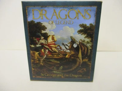 2012 TUVALU DRAGONS OF LEGEND ST GEORGE AND THE DRAGON 1 oz. SILVER PROOF COIN - Image 1 of 4