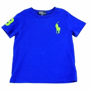 Polo Ralph Lauren Boy's Big Pony Sapphire Star Cotton Crewneck T-Shirt Sz. S - Picture 1 of 2