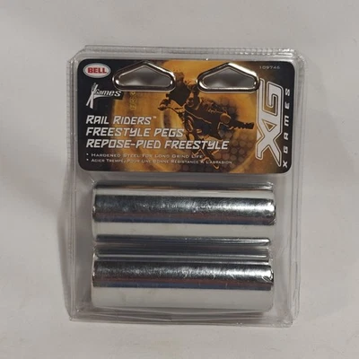 XGames Chrome Rail Riders Freestyle Foot Pegs Repose Pied Freestyle New Smooth - Image 1 of 4