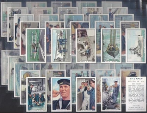 GALLAHER-FULL SET- THE NAVY 1937 (GALLAHER BACK 48 CARDS) EXCELLENT - Picture 1 of 1