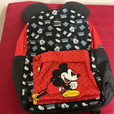 LOUNGEFLY DISNEY MICKEY MOUSE ICONS BACKPACK NWT!!! - Image 1 of 4