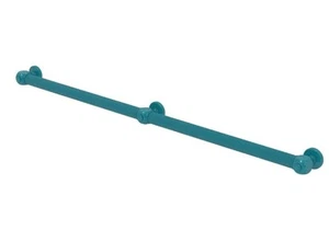 Allied Brass CU-GRR3-42-GLTCube Design 3 Post Grab Bar, Glokzin Teal - Picture 1 of 1
