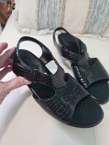 PUMA SAS Suntimer sandalo donna Tripad comodo tacco posteriore pelle nero US 9 WW