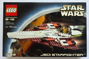 2020 Lego Star Wars Jedi Starfighter (7143) Vintage Retired Set NIB NEW SEALED - Picture 1 of 3