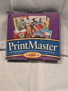 Print Master Platinum 15 PC Software (5 CDS) by AOL - Imagen 1 de 5