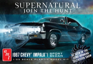 1/25 AMT 1124m:  1967 Chevy Impala 4-Door Supernatural   Model Kit - Picture 1 of 7