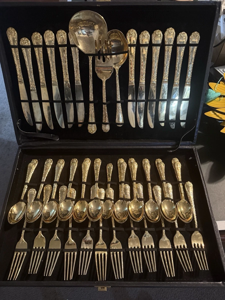 Wm. Rogers Silverware Antique US Silver-Plated Flatware for sale