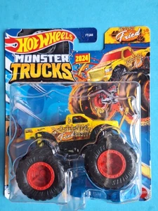 Great Bite 🔥 1:64 Hot Wheels Monster Trucks Truck Shark Tiger Sharks Vs Dinos - Picture 1 of 2