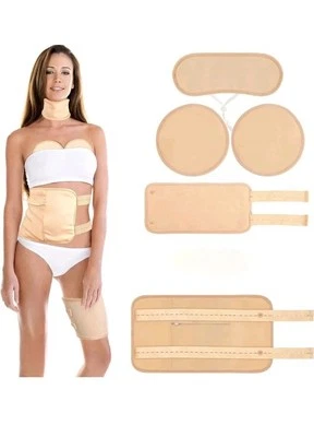 5 Pcs Castor Oil Pack Wrap Neck Chest Stomach Legs  Reusable NEW - Image 1 of 4