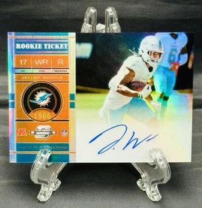2021 Panini Contenders Optic JAYLEN WADDLE Rookie Ticket On Card Auto #12/25 - Picture 1 of 2