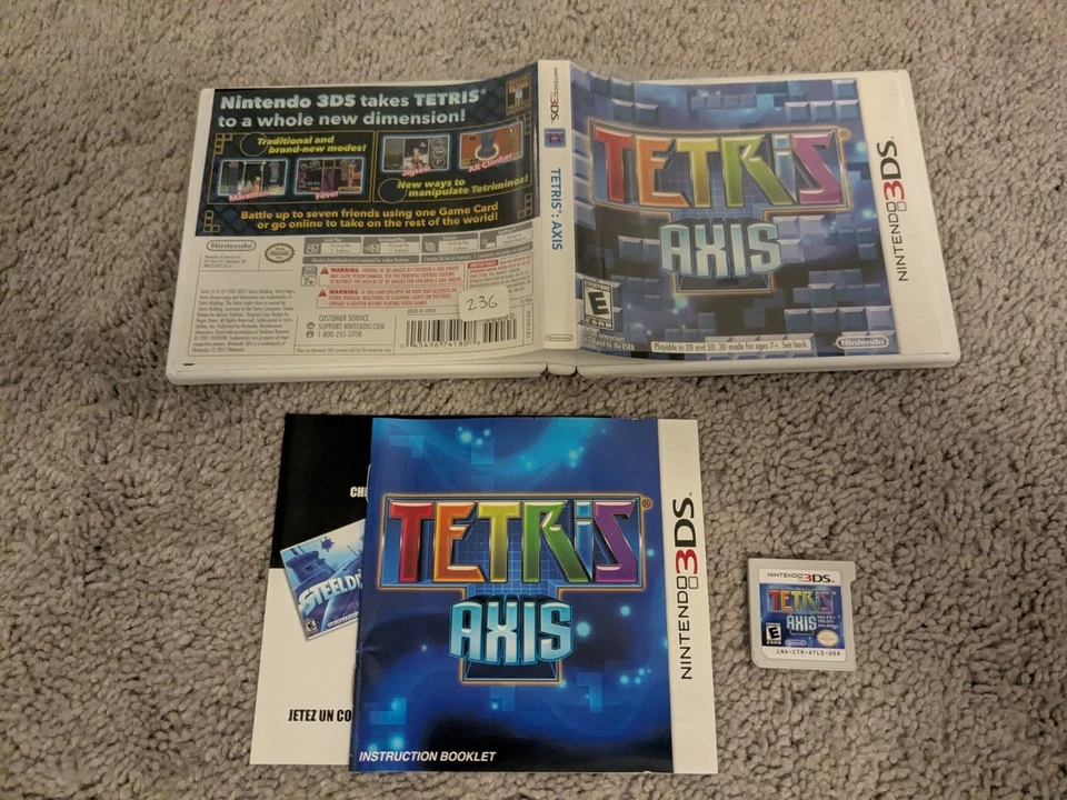 Tetris: Axis (Nintendo 3DS, 2011) - Image 1 of 1