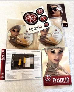 Poser 10 HYBRID UPGRADE, 3D Character Art & Animation Software w/Guides, Key - Picture 1 of 1