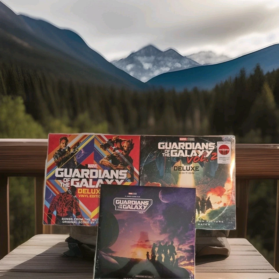Sealed Guardians of the Galaxy Vinyl Soundtrack Trilogy Bundle Vol 1, 2 &3 -6LP - Image 1 of 4
