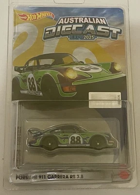 Hotwheels Australian Diecast Expo 2025 Porsche 911 Carrera RS 3.8 #625 Of 1000 - Image 1 of 3
