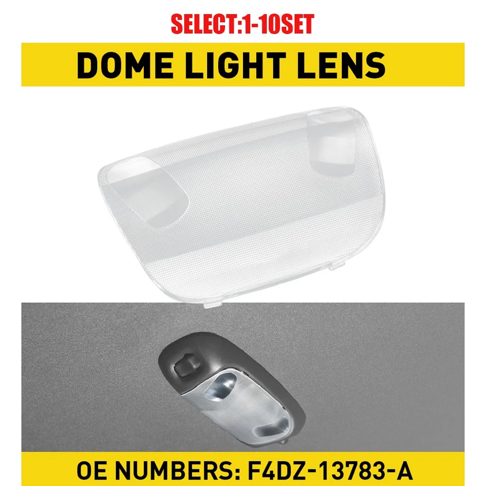 Cubierta de luz interior transparente 1-10x para Ford F150 F250 1995-04/Taur00-07 Foto 1 de 4