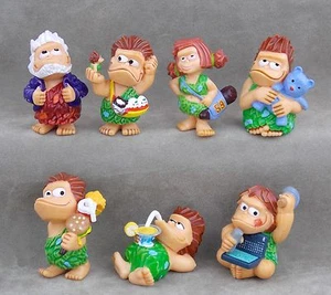 HPF: 7 figuras diferentes de la serie Die Ötzis vienen 2003 paquete Edad de Piedra - Imagen 1 de 2