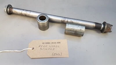 1981 Honda CM400 CM 400 E Twin NC01 шпиндель заднего колеса и прокладки - Изображение 1 из 4