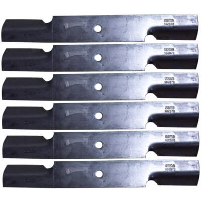 6 piezas de cuchillas de corte originales Scag 18" 482878 52" cubierta Foto 1 de 2