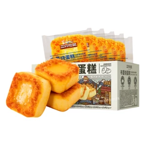 Three Squirrels Brulee Cakes Dessert Sweet Snack Food Teatime 400g - Picture 1 of 3