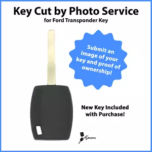 -Key Cut by Photo- Servicio para Nueva Llave de Transpondedor Ford Texas 4D-63 80-Bit - Imagen 1 de 7
