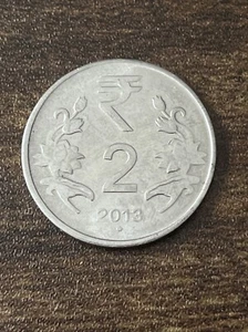 2013 India 2 Rupees Actual Coin TK6229* - Picture 1 of 3