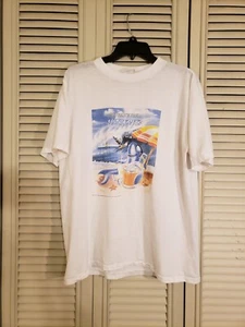 Rare Vintage Myers’s Rum Shark Bite Alcohol Beer Promo Jaws Movie Tee T Shirt XL - Picture 1 of 7