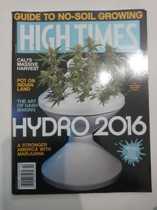 HIGH TIMES Magazines February 2016 Pot On Indian Land Hash Making Art Brand New - Picture 1 of 2