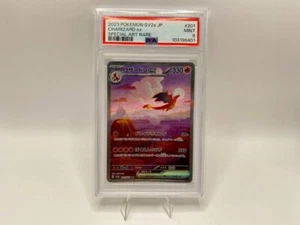 Carta Pokémon Charizard EX 201/165 PSA 9 Pokémon 151 Full Art Japanese Mint - Foto 1 di 6