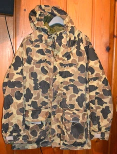 Vintage Columbia Hunting Jacket Mens Large Frog Skin CAMO Gor Tex Thinsulate USA - Picture 1 of 10