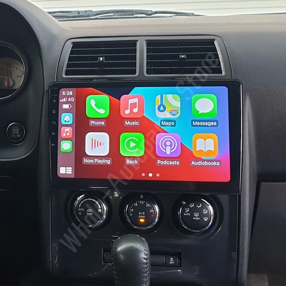 For 2008-2014 Dodge Challenger 10" Android 13 Carplay Car Stereo Radio GPS WIFI - Image 1 of 4