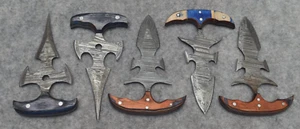 Damascus steel knife 5 PCS LOT Double Edged Custom Dagger Handcrafted  # B-304 - Picture 1 of 8